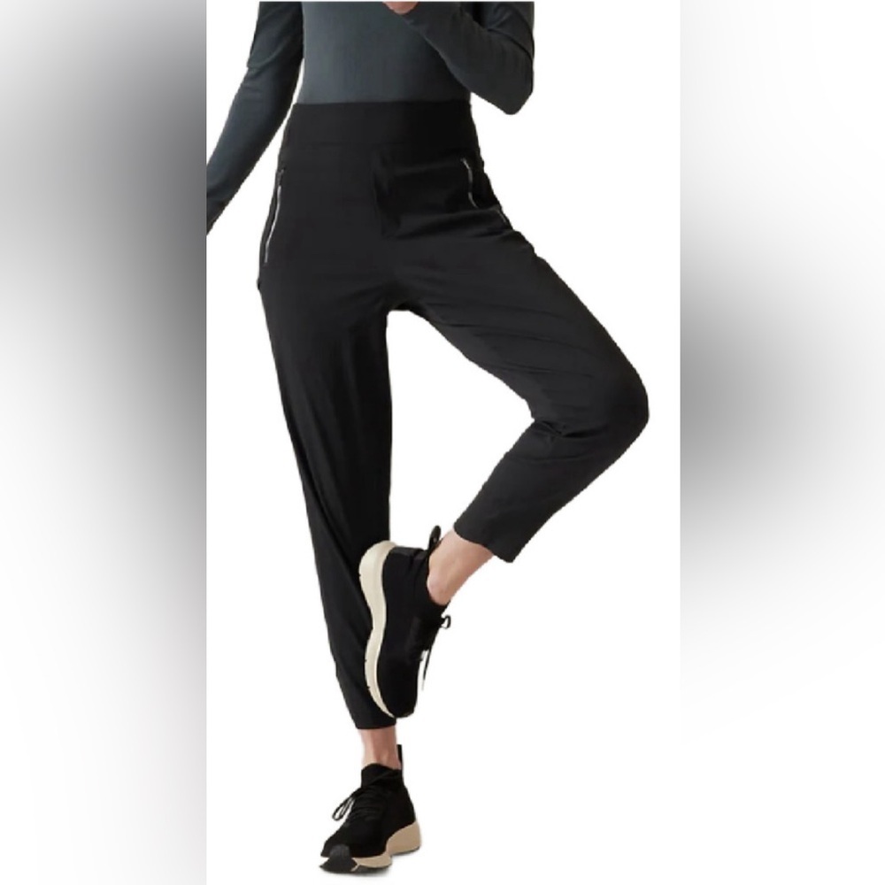 Athleta Jogger Black Size 8 - Picture 1 of 11